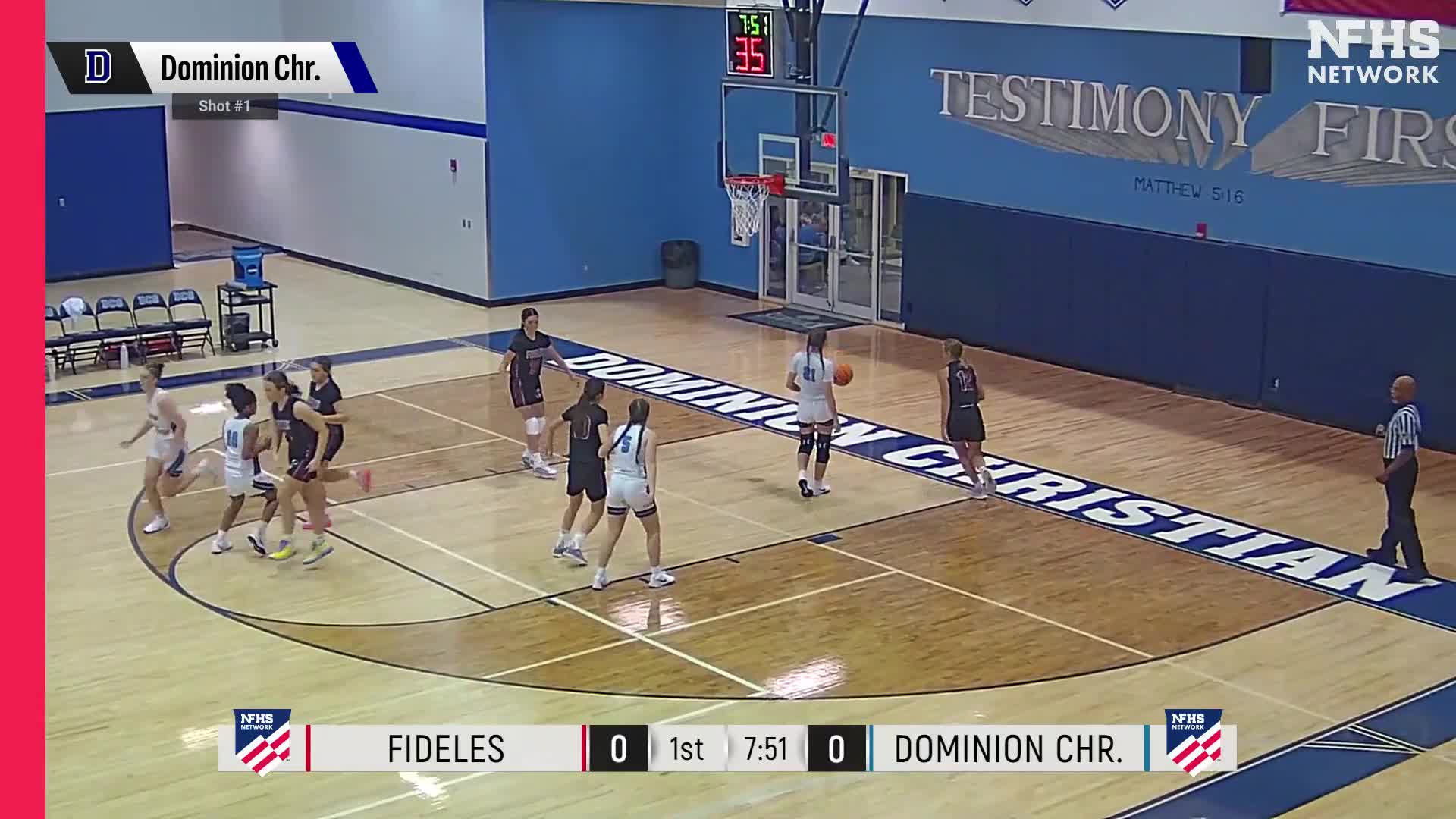 Basketball Recap: Dominion Christian Skates Past Praise Academy with Ease