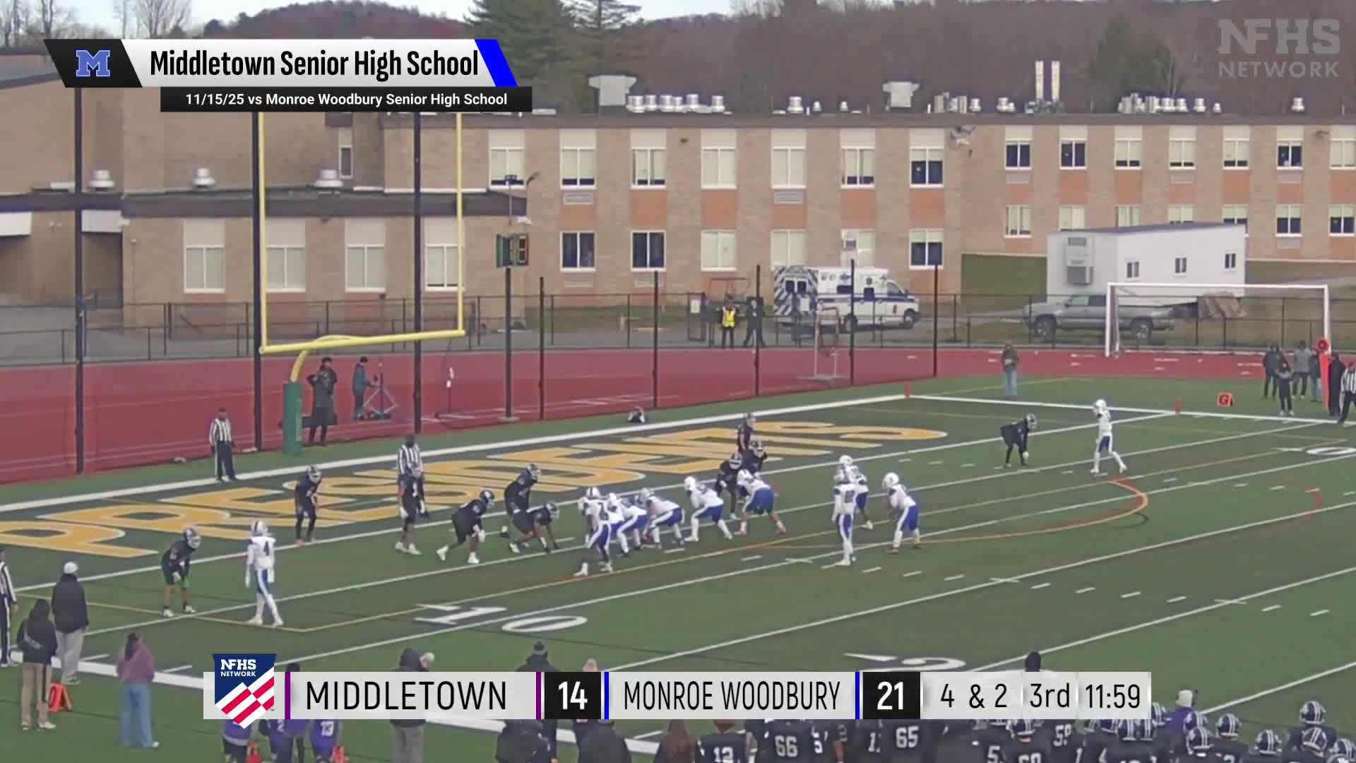 Football Recap: Middletown Falls Short of Saratoga Springs in the Playoffs + How To Watch