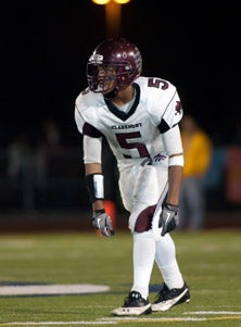 Klyvens Delaunay averaged more than
18 yards per catch and caught four
TDs for Claremont in 2011.