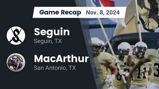 Football Recap: Dynamic Duo of  Devin Hall and  Corey Dailey Lead Seguin to Victory