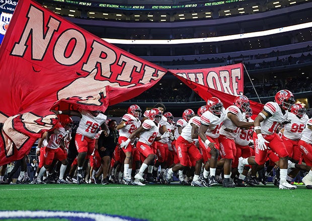North Shore takes the field for the Class 6A Division 1 state title game in December. The next time the Mustangs don the pads it will be under the leadership of new head coach Willie Gaston. (Photo: Robbie Rakestraw)