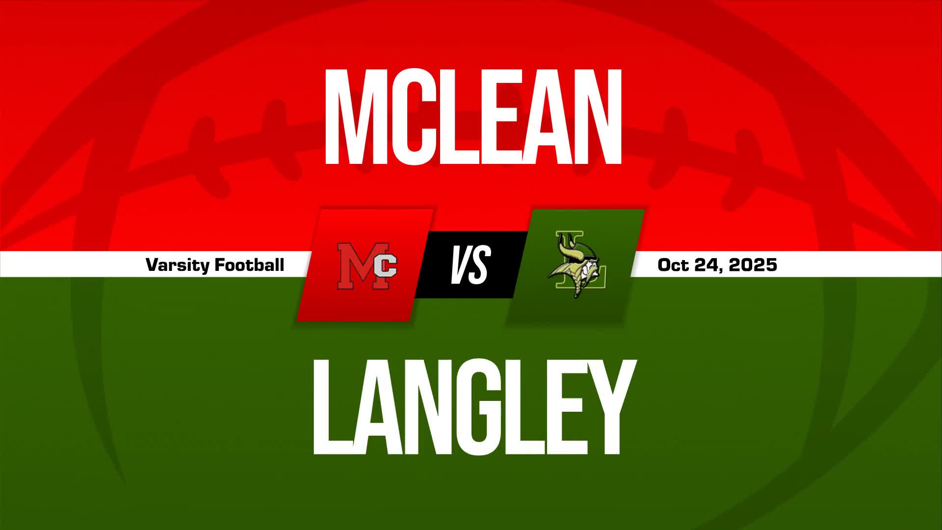 Football Recap: McLean Takes a Loss + How To Watch