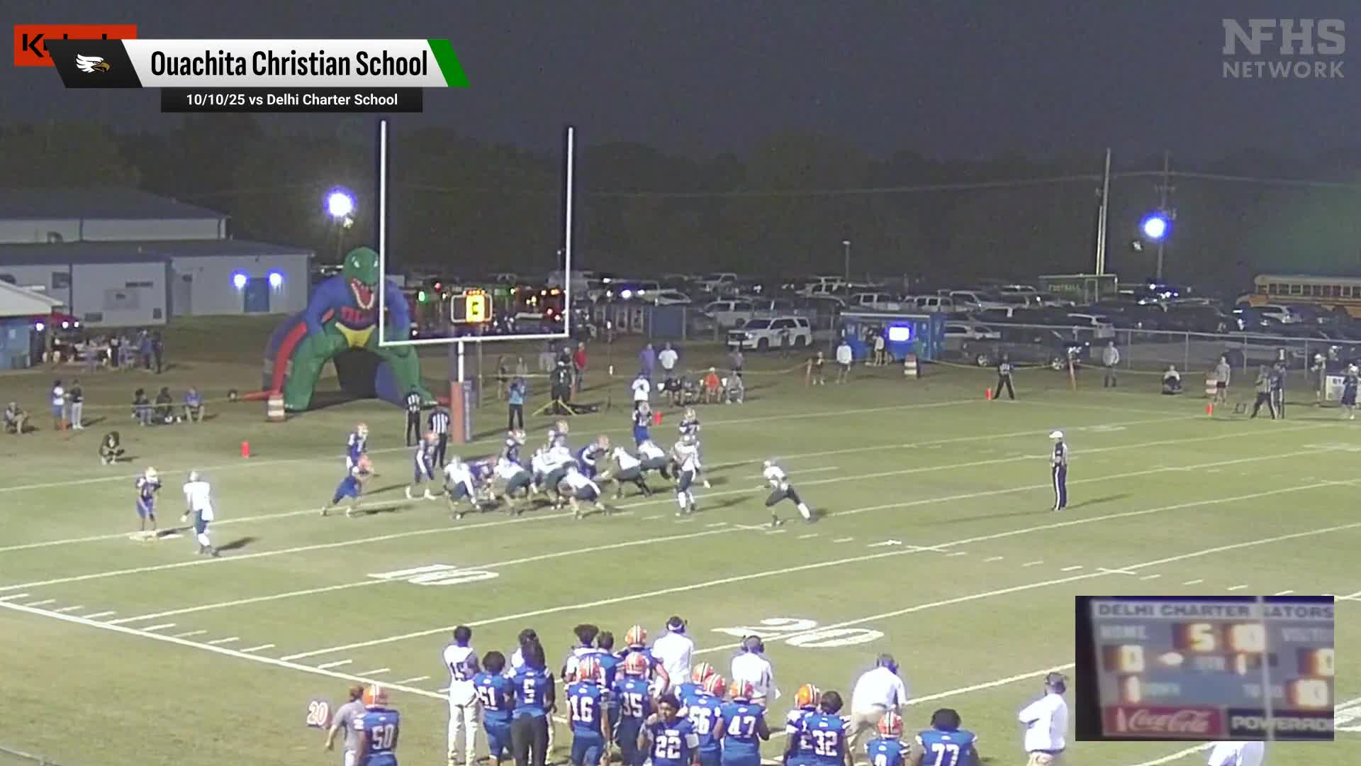 Football Recap: Ouachita Christian's Undefeated Season over After Ten Games + How To Watch