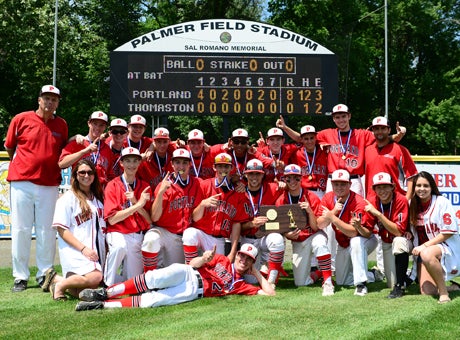 Portland capped a remarkable post-season run with back-to-back one-hit shutouts in the final two games, including Jason Staub's gem against Thomaston in the CIAC Class S final at Palmer Field.