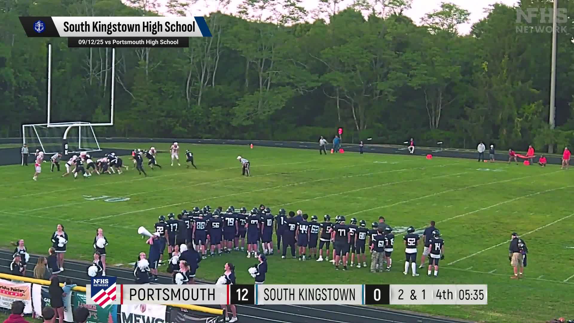 Football Recap: South Kingstown Falls Short Against Ranked Cranston West + How To Watch