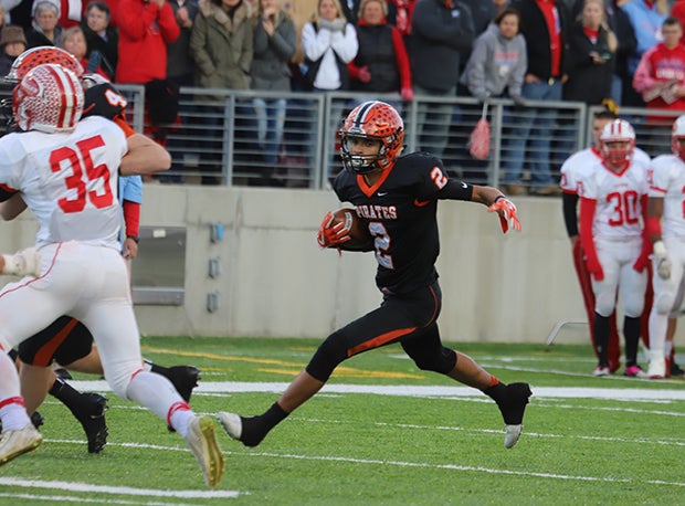 Wheelersburg's Tanner Holden was first team All-Ohio in both football and basketball last season. 