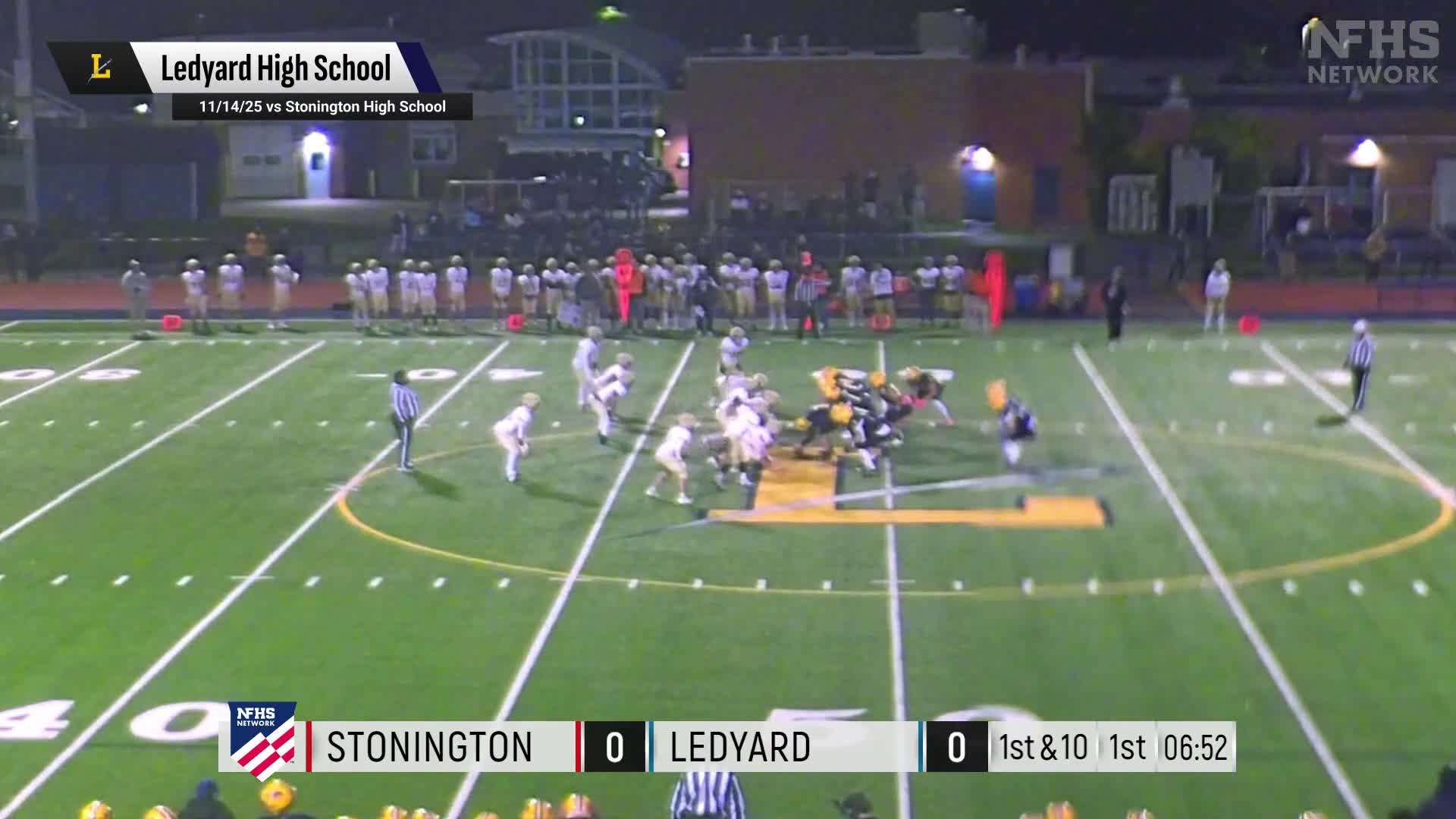 Football Recap: Thursday's  Loss Ends Ledyard's Winning Streak