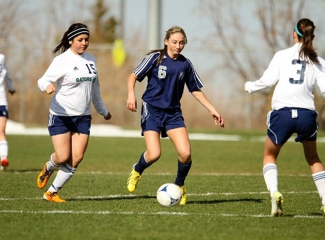 Columbine sophomore Tatum Barton (6) has scored a team-leading 25 goals for the Rebels, who will take on Jeffco League foe Ralston Valley for the Class 5A state soccer title Wednesday. Each school is after their first girls soccer championship.