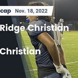 Woodland Christian vs. Stone Ridge Christian