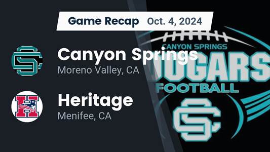 Football Recap: Heritage Triumphant Thanks to a Strong Effort fr