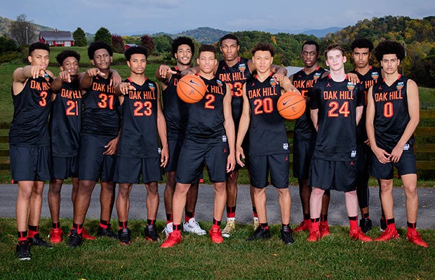 2017-18 Oak Hill Academy basketball squad