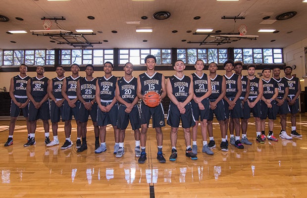 2017-18 Hudson Catholic basketball team 