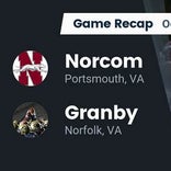 Football Game Recap: Granby Comets vs. Norcom Greyhounds