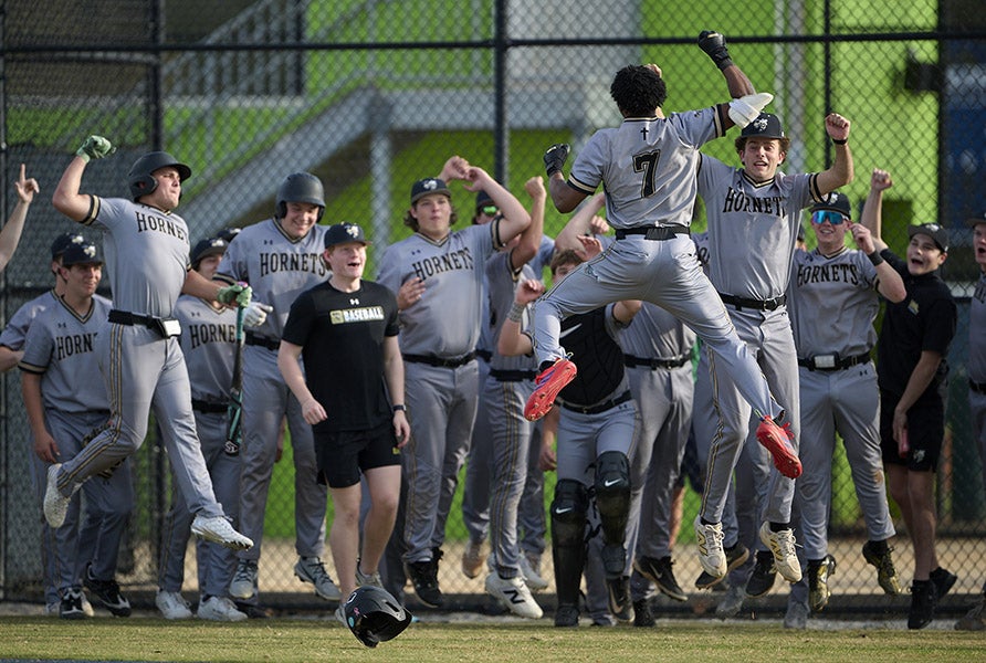 Bishop Moore of Florida is fired up about an 11-0 start. The Hornets check in at No. 25 in this week's rankings. (PHOTO: Mike Janes)