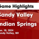 Basketball Game Recap: Indian Springs Thunderbirds vs. Round Mountain Knights
