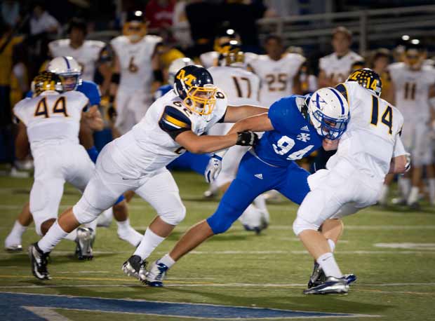 St. Xavier won 49-21 in last year's battle with Archbishop Moeller.