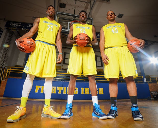 Forward Ted Kapita (left) is an impact newcomer while forward/center Thomas Bryant (middle) and center Levi Cook are key returners.
