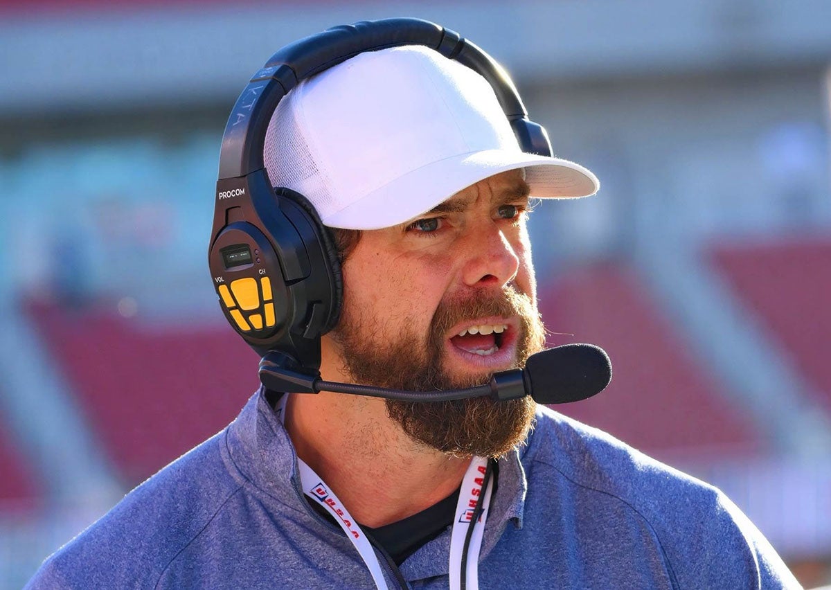 Eric Kjar of Corner Canyon will be the next head coach at Weber State. In 17 years as a high school head coach, Kjar won seven state championships and 181 games. (PHOTO: John Pyle)