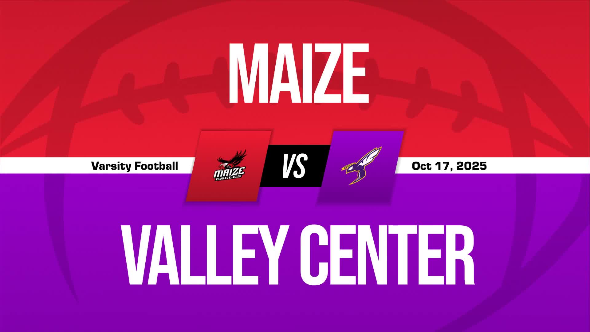 Football Game Preview: Maize Eagles vs. North RedHawks + How To Watch