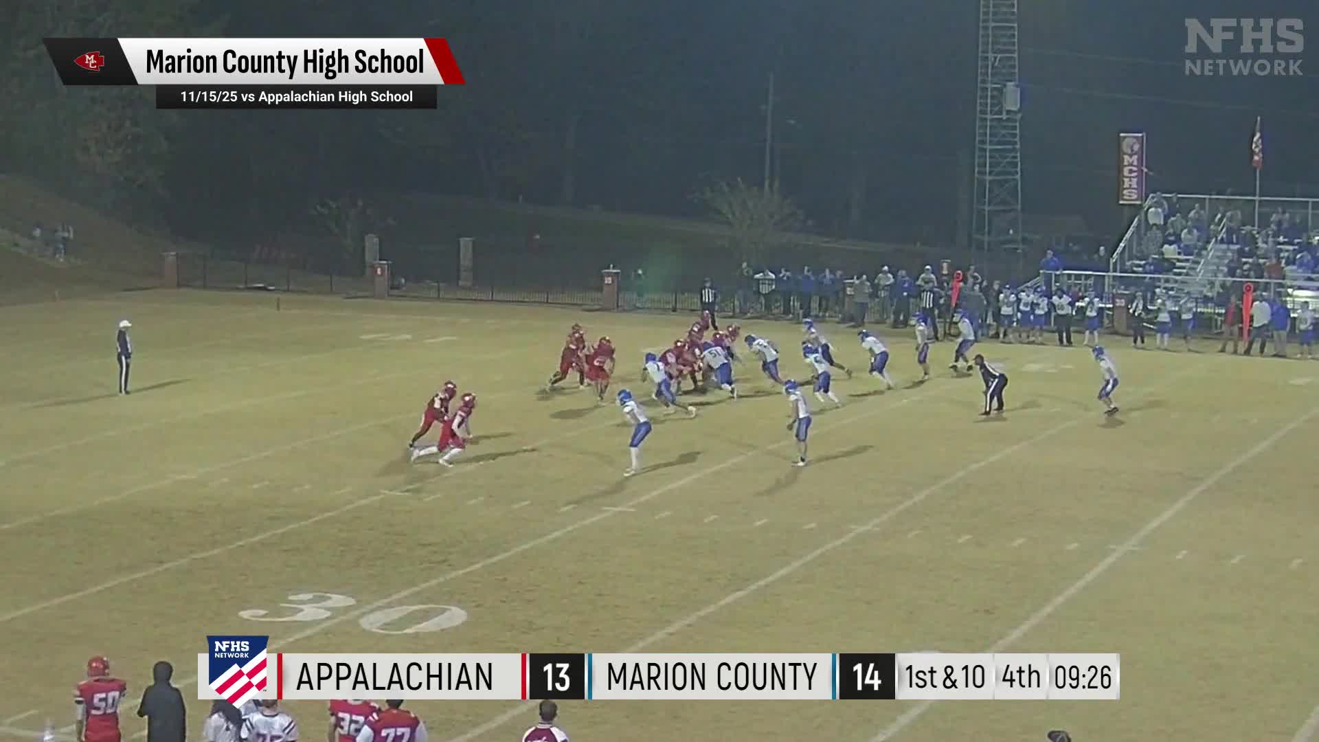 Football Recap: Marion County Takes a Tough Playoff Loss + How To Watch