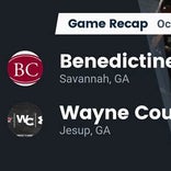 Football Game Recap: Wayne County Yellow Jackets vs. Benedictine Cadets