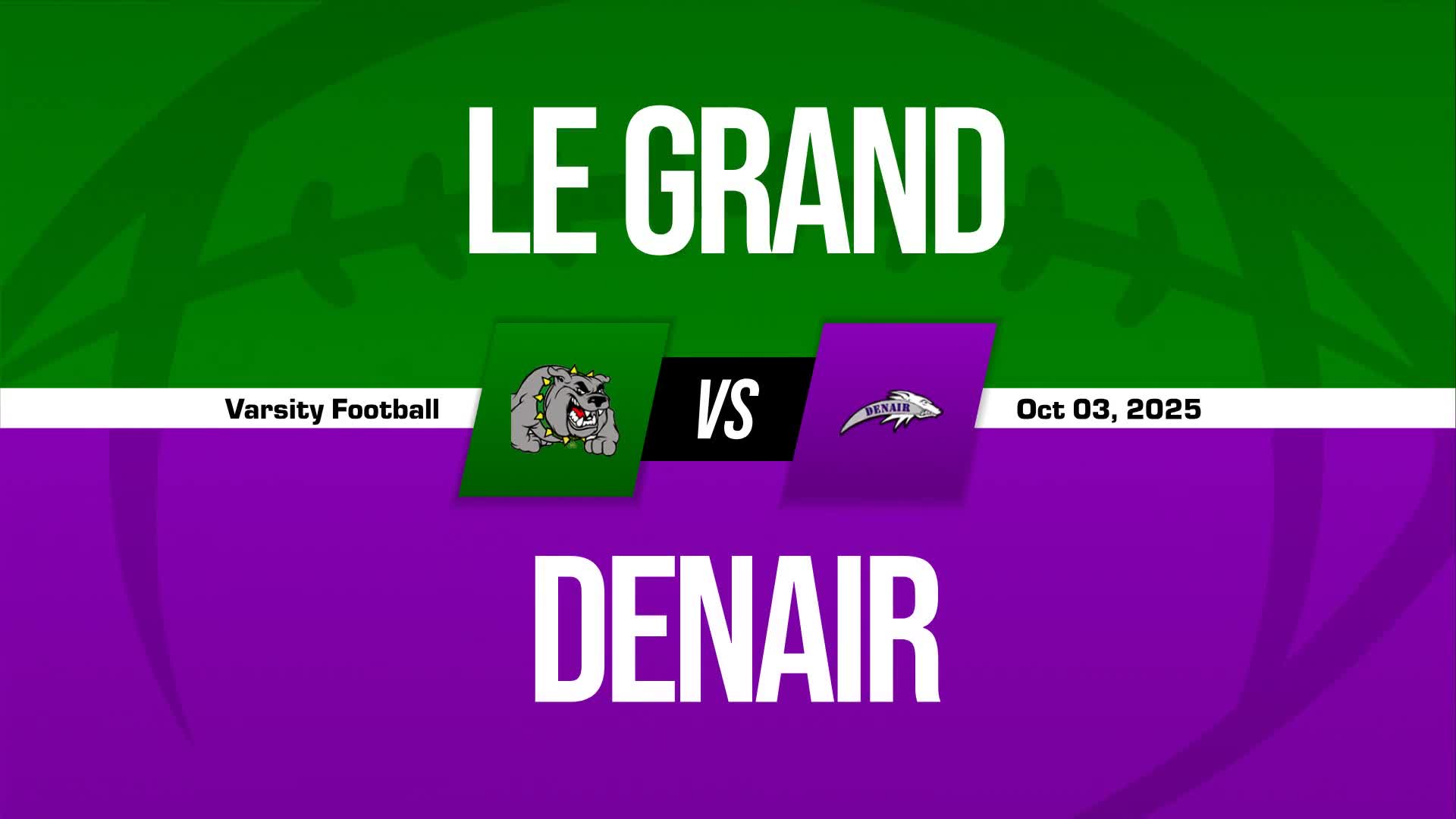 Football Game Preview: Le Grand Bulldogs vs. Stone Ridge Christian Knights + How To Watch