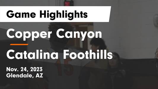 Catalina Foothills has no trouble against Copper Canyon