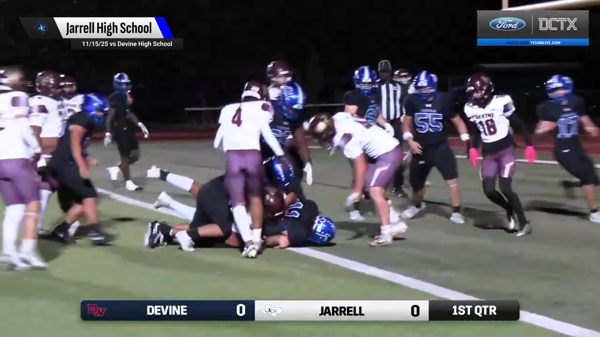 Football Recap: Sinton Piles Up the Points Against Jarrell + How To Watch