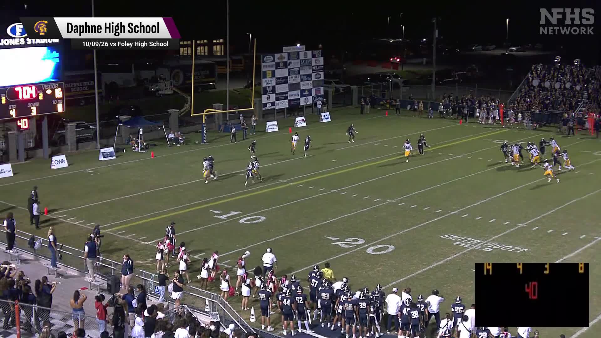 Football Recap: Daphne Pushes Fairhope to the Limit