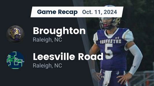 Football Recap: Leesville Road's  Win  on Friday Extends Winning