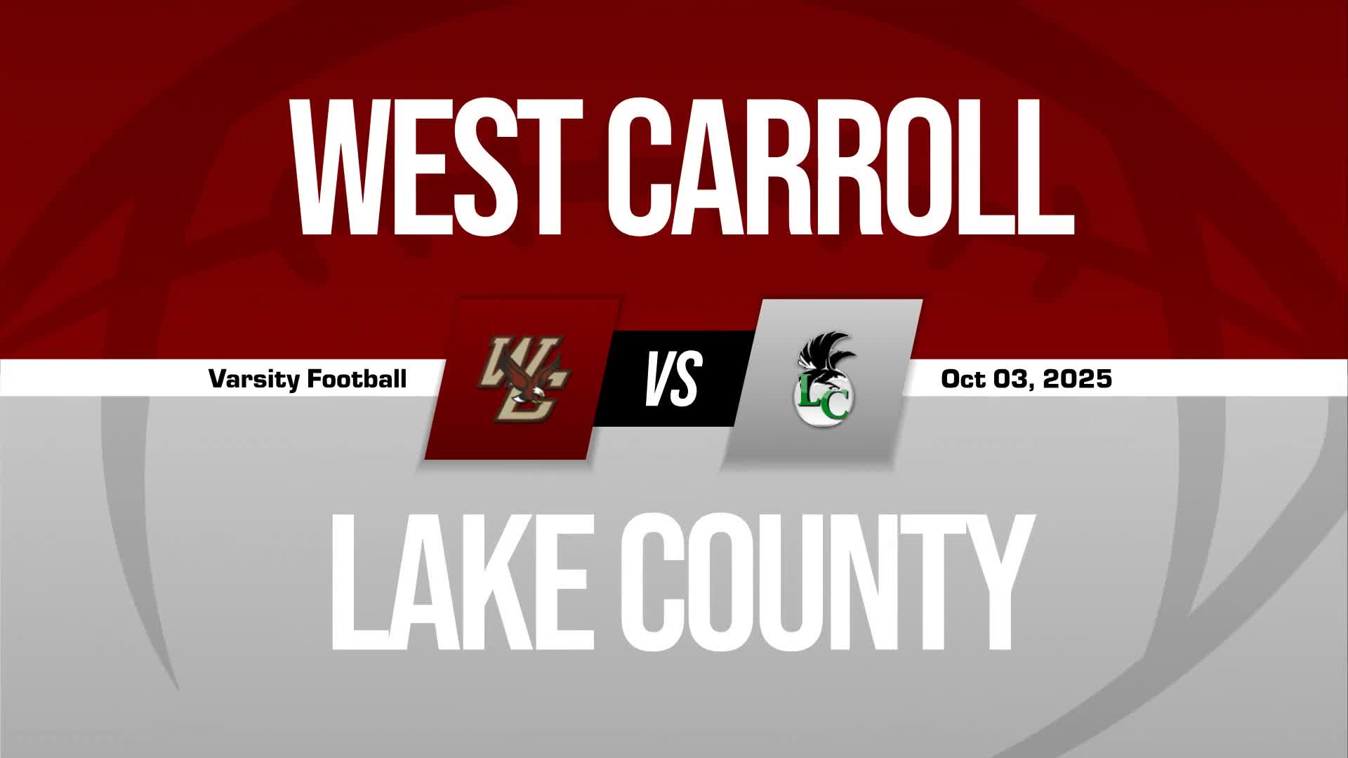 Football Game Preview: West Carroll War Eagles vs. South Fulton Red Devils