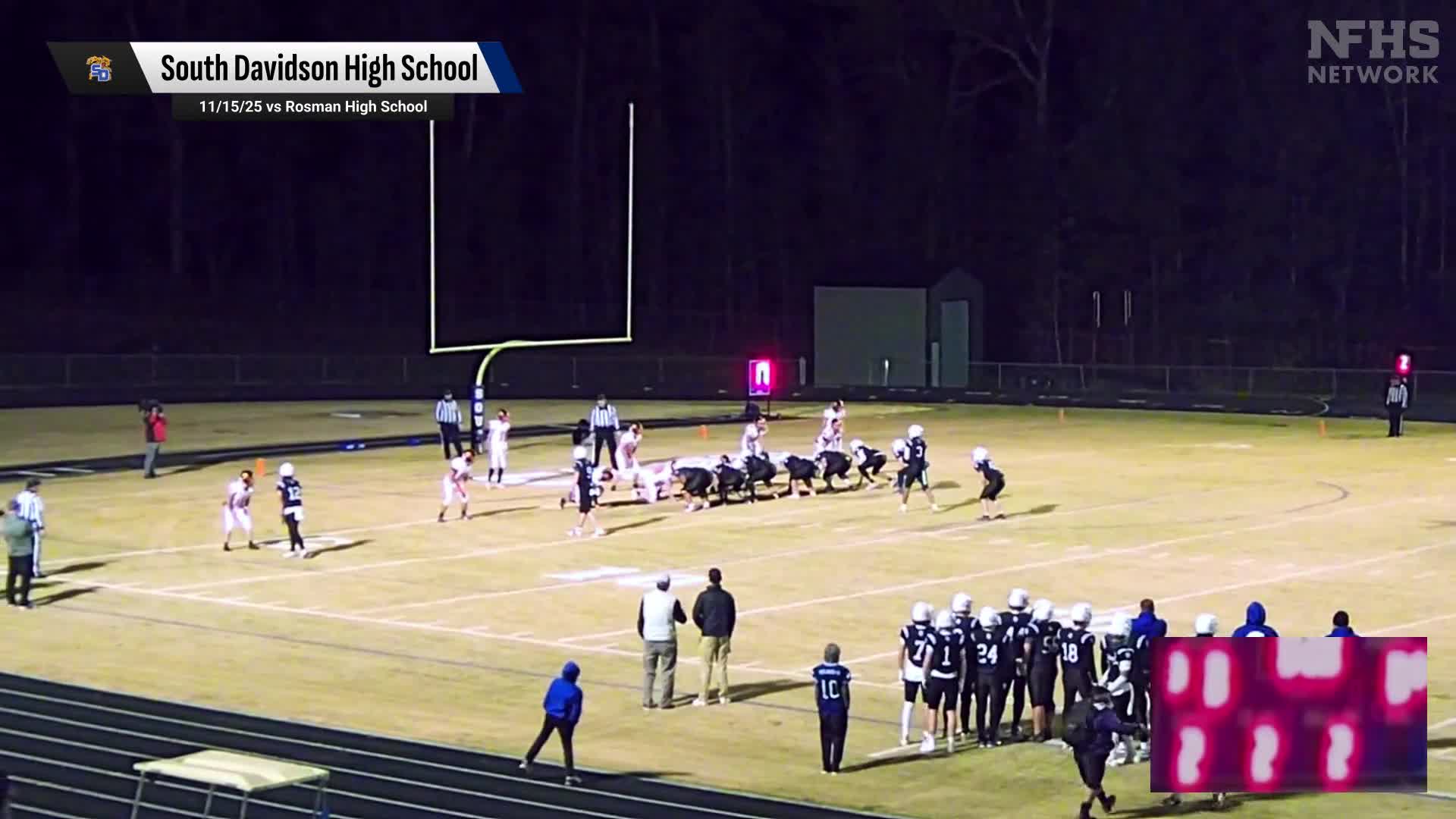 Football Recap: Eight Straight Home  Wins for South Davidson + How To Watch