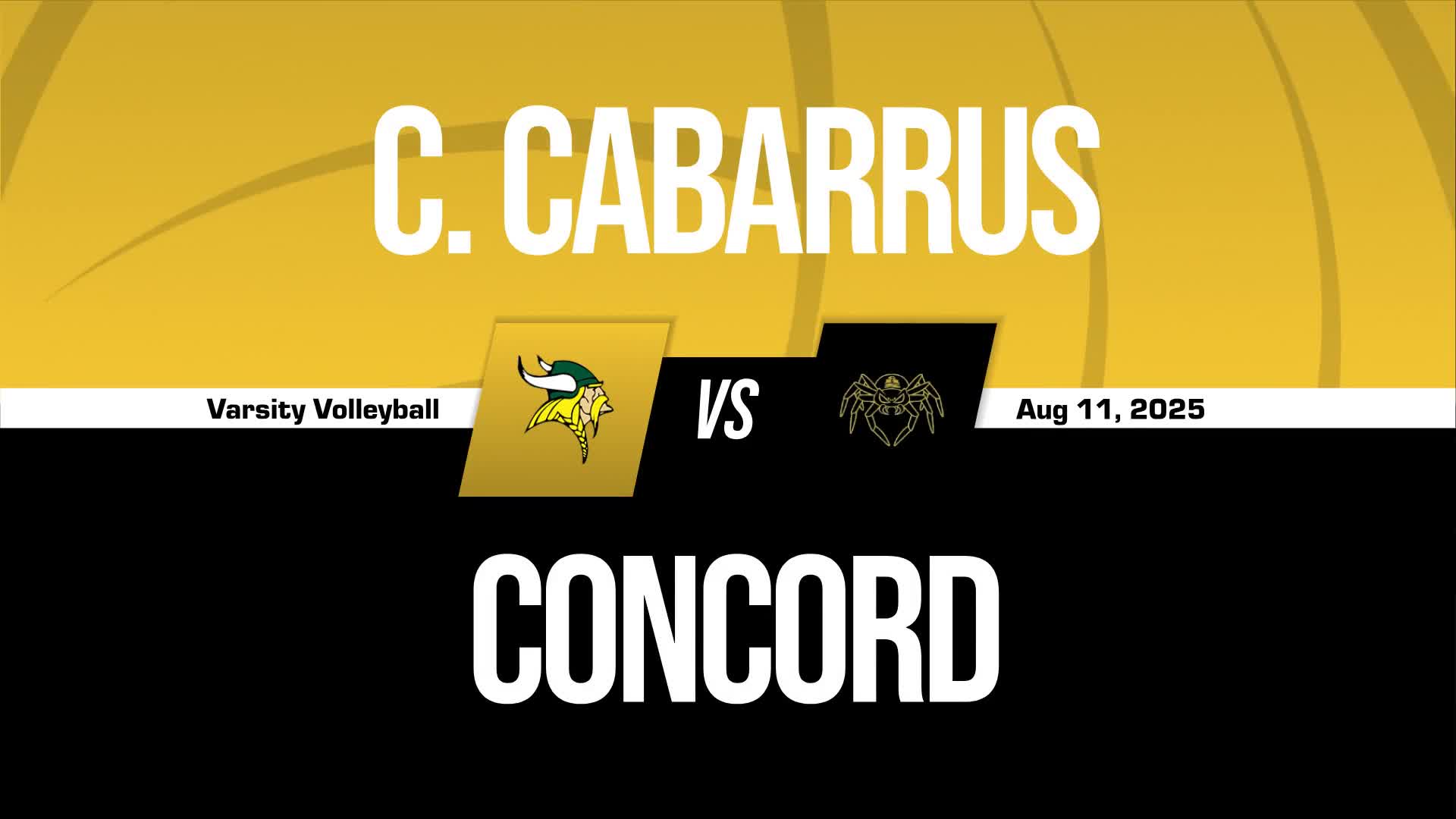 Volleyball Recap: Central Cabarrus Falls to Concord in First Gam