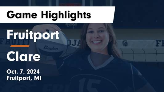 Volleyball Recap: Clare Takes a Loss