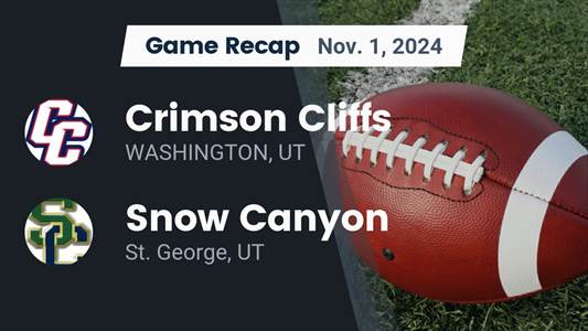 Football Recap: Crimson Cliffs Finds Playoff Glory Versus Green Canyon