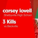 Softball Recap: Shelbyville falls despite strong effort from  Carsey Lovell