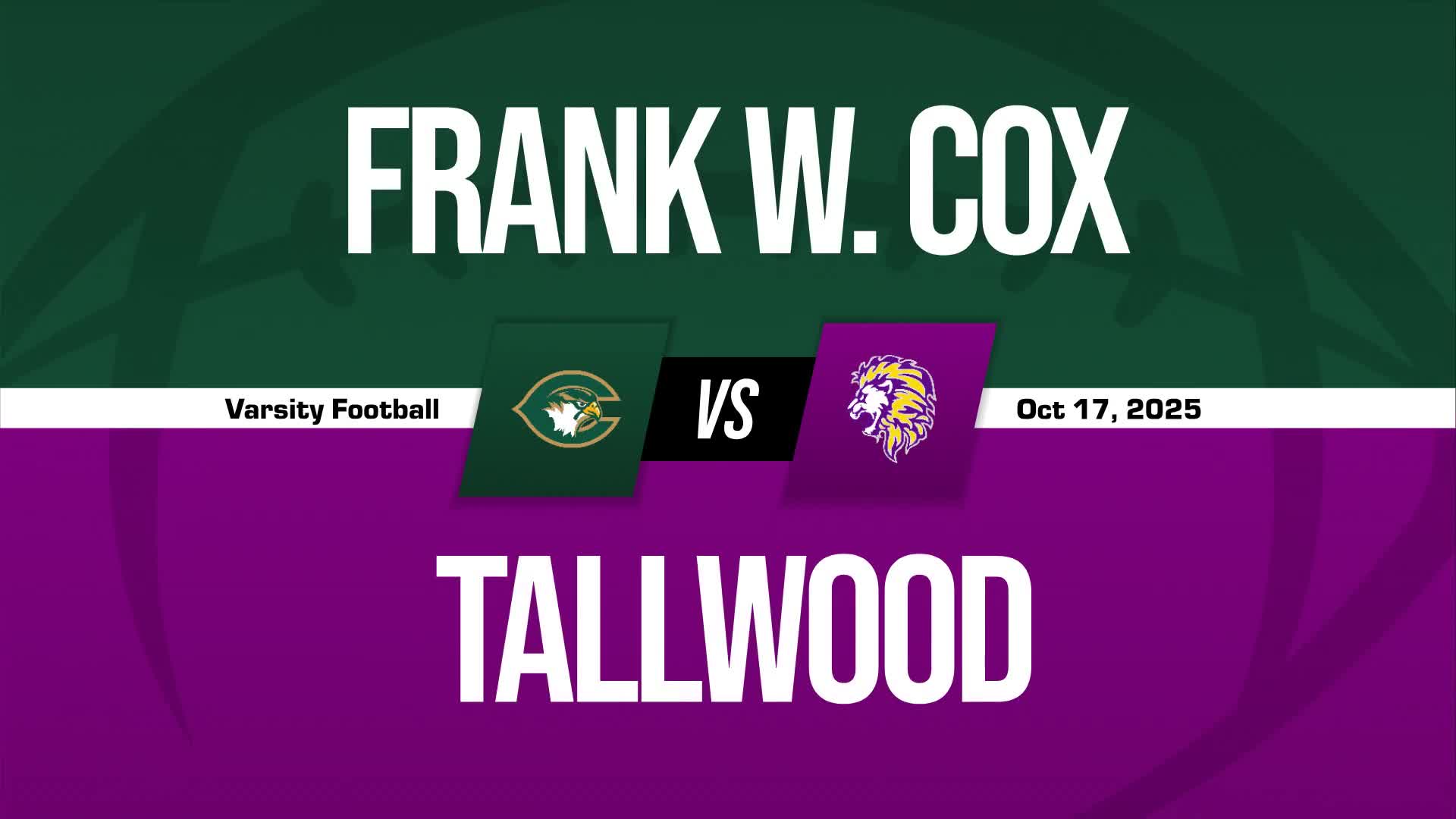 Football Recap: Cox Skates Past Princess Anne with Ease + How To Watch