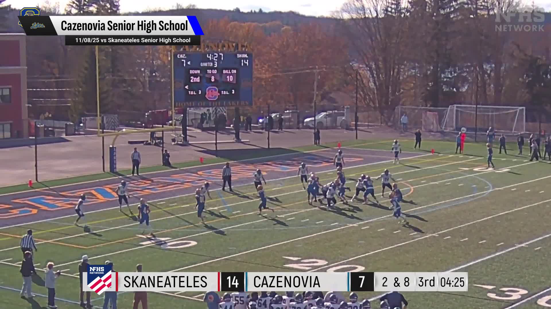 Football Recap: Cazenovia Drops Highest Score of Season Against General Brown + How To Watch