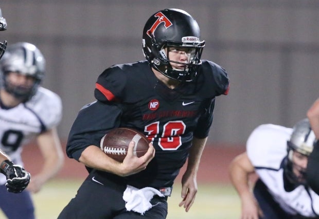 Sam Darnold piled up almost 4,000 yards through the air and on the ground as a senior at San Clemente in 2014.