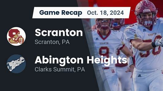 Football Recap: Nick Bradley Leads Abington Heights to Victory o