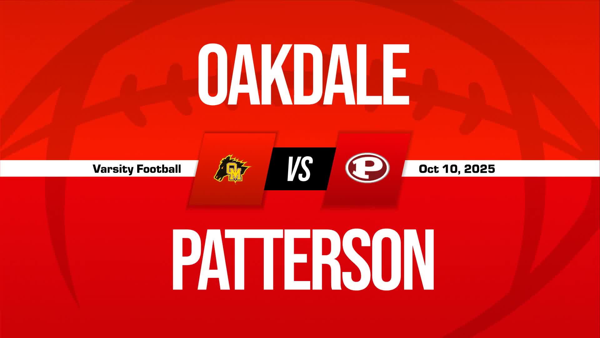 Football Game Preview: Oakdale Mustangs vs. Sierra Timberwolves + How To Watch
