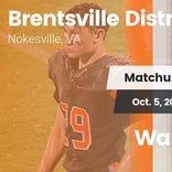 Football Game Recap: Warren County vs. Brentsville District
