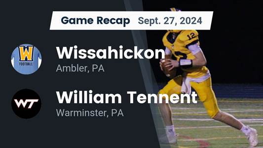 Football Recap: William Tennent Takes a Loss