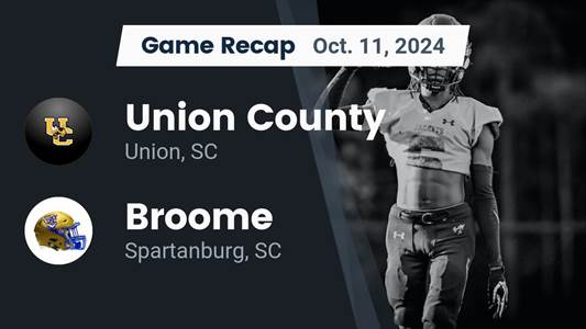 Football Game Preview: Union County Yellowjackets vs. Chapman Panthers