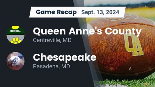 Football Recap: Chesapeake Turns Things Around After  Road Loss