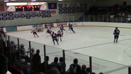 Blaine ice hockey highlights vs. Spring Lake Park
