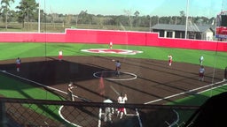 Crosby softball highlights Goose Creek Memorial High School