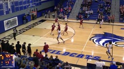 Louisburg basketball highlights Harrisonville High School vs