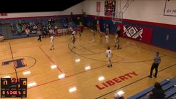 Liberty basketball highlights Doddridge County High School