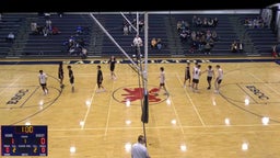 Saint Viator boys volleyball highlights Larkin High School